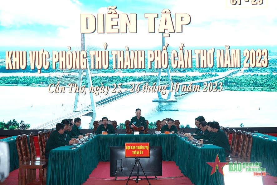 Cần Thơ khai mạc diễn tập khu vực phòng thủ năm 2023