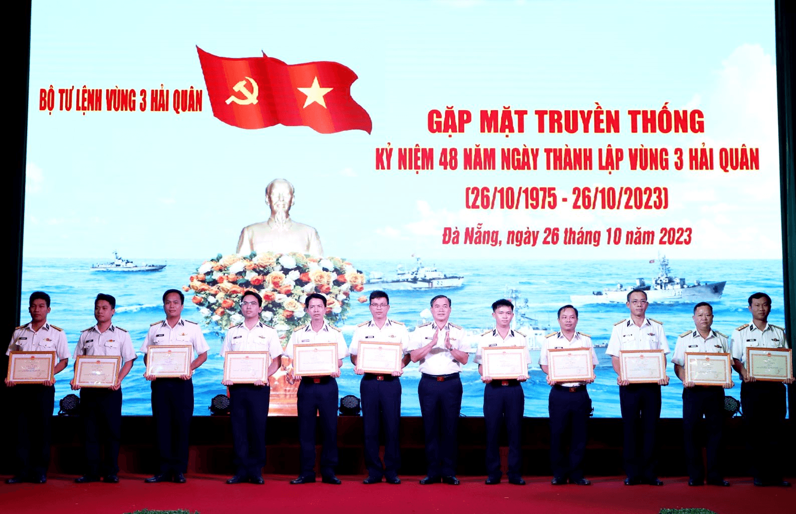 Vùng 3 Hải quân gặp mặt truyền thống kỷ niệm 48 năm Ngày thành lập