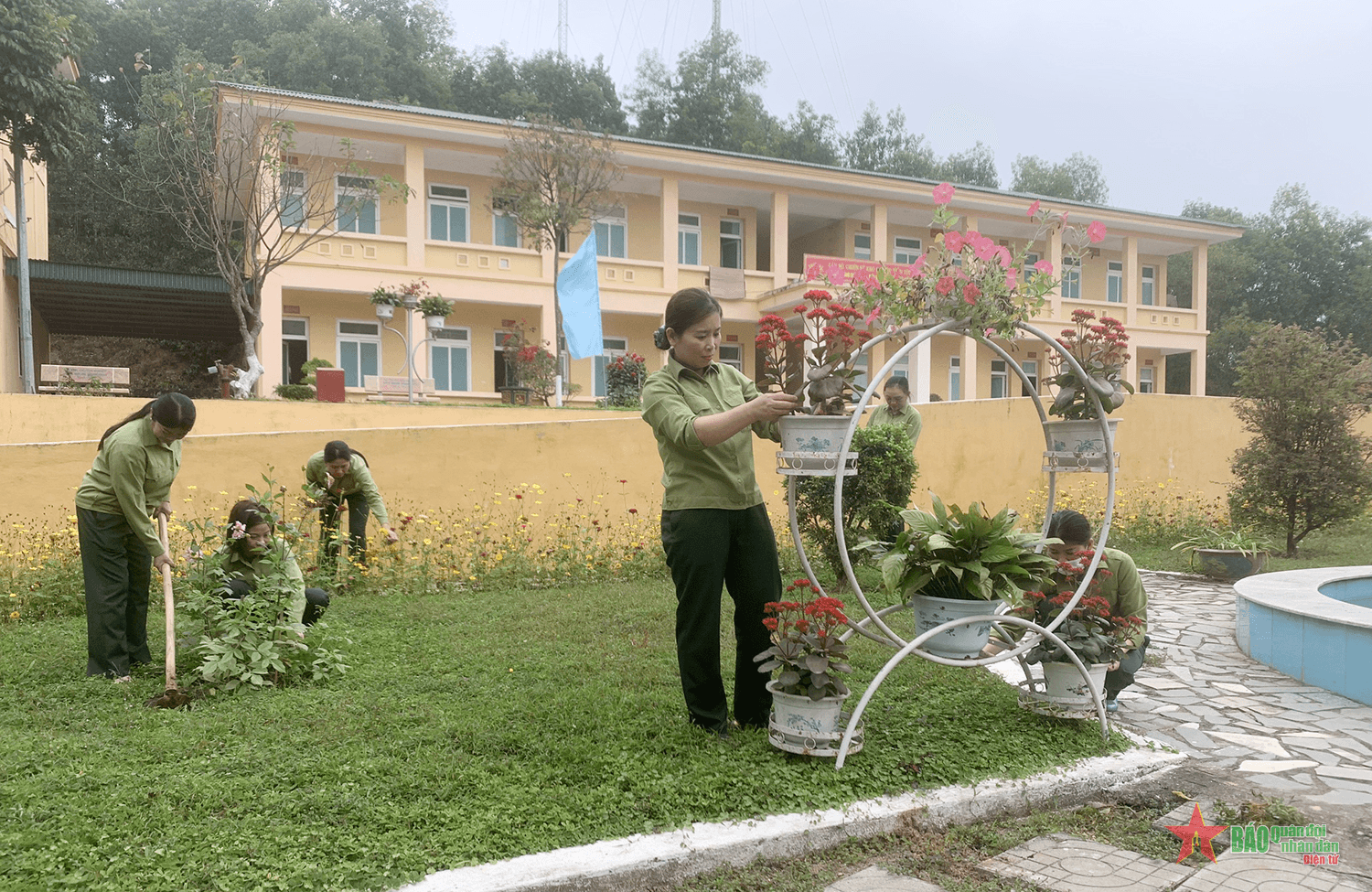 Khuôn viên văn hóa của những người lính Kho K1