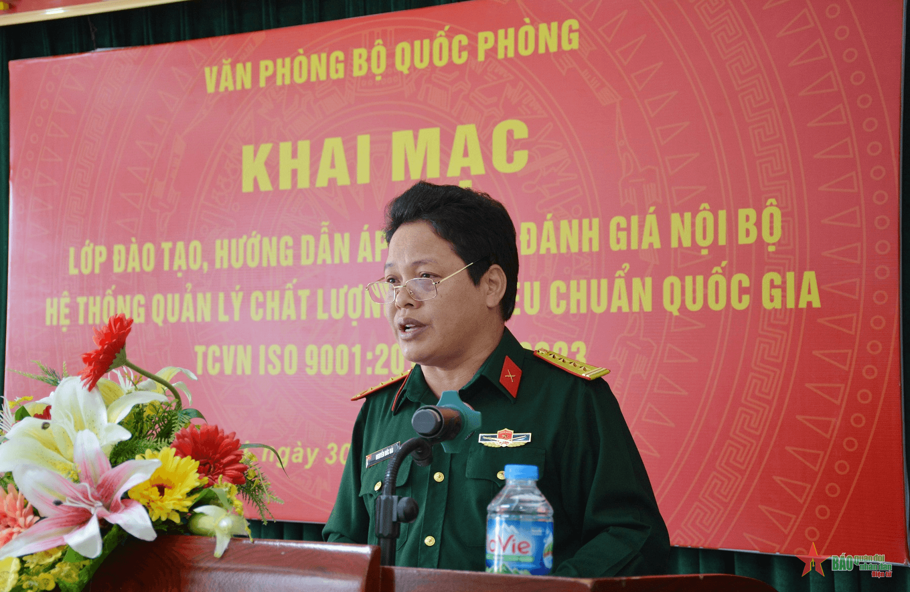 Văn phòng Bộ Quốc phòng tập huấn về quản lý chất lượng theo Tiêu chuẩn quốc gia ISO 9001:2015 năm 2023