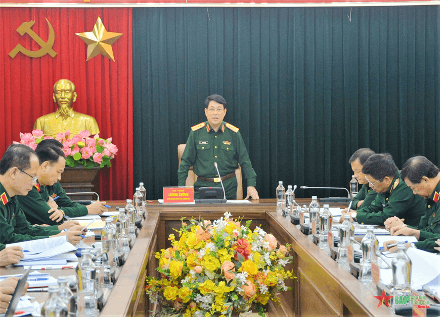 Đại tướng Lương Cường chủ trì Hội nghị giao ban Tổng cục Chính trị tháng 10-2023