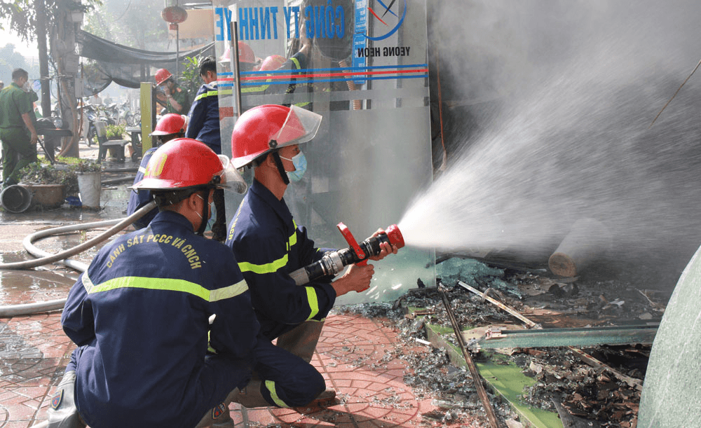 Cháy nhà kho linh kiện điện tử ở Bắc Giang, thiệt hại khoảng 1 tỷ đồng