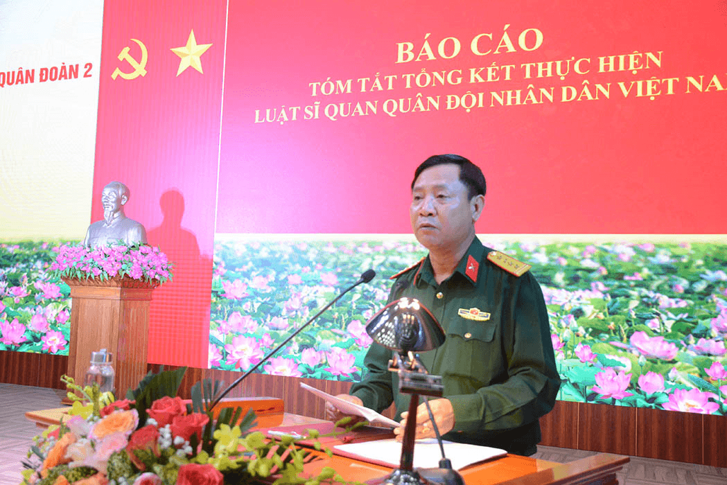 Quân đoàn 2 tổng kết thực hiện Luật Sĩ quan Quân đội nhân dân Việt Nam