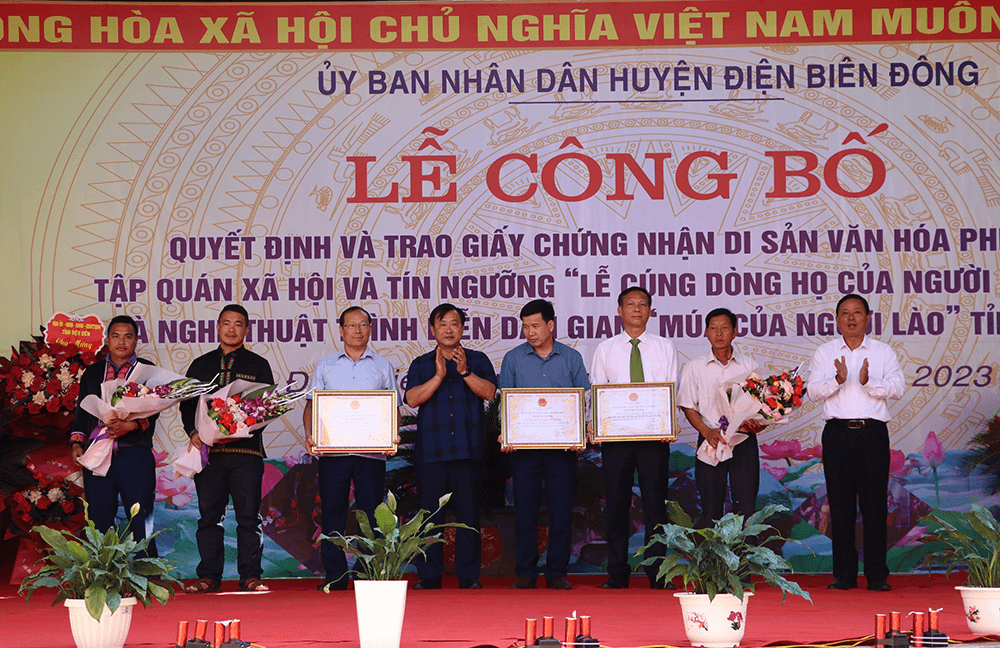 Tỉnh Điện Biên có thêm hai di sản văn hóa phi vật thể quốc gia