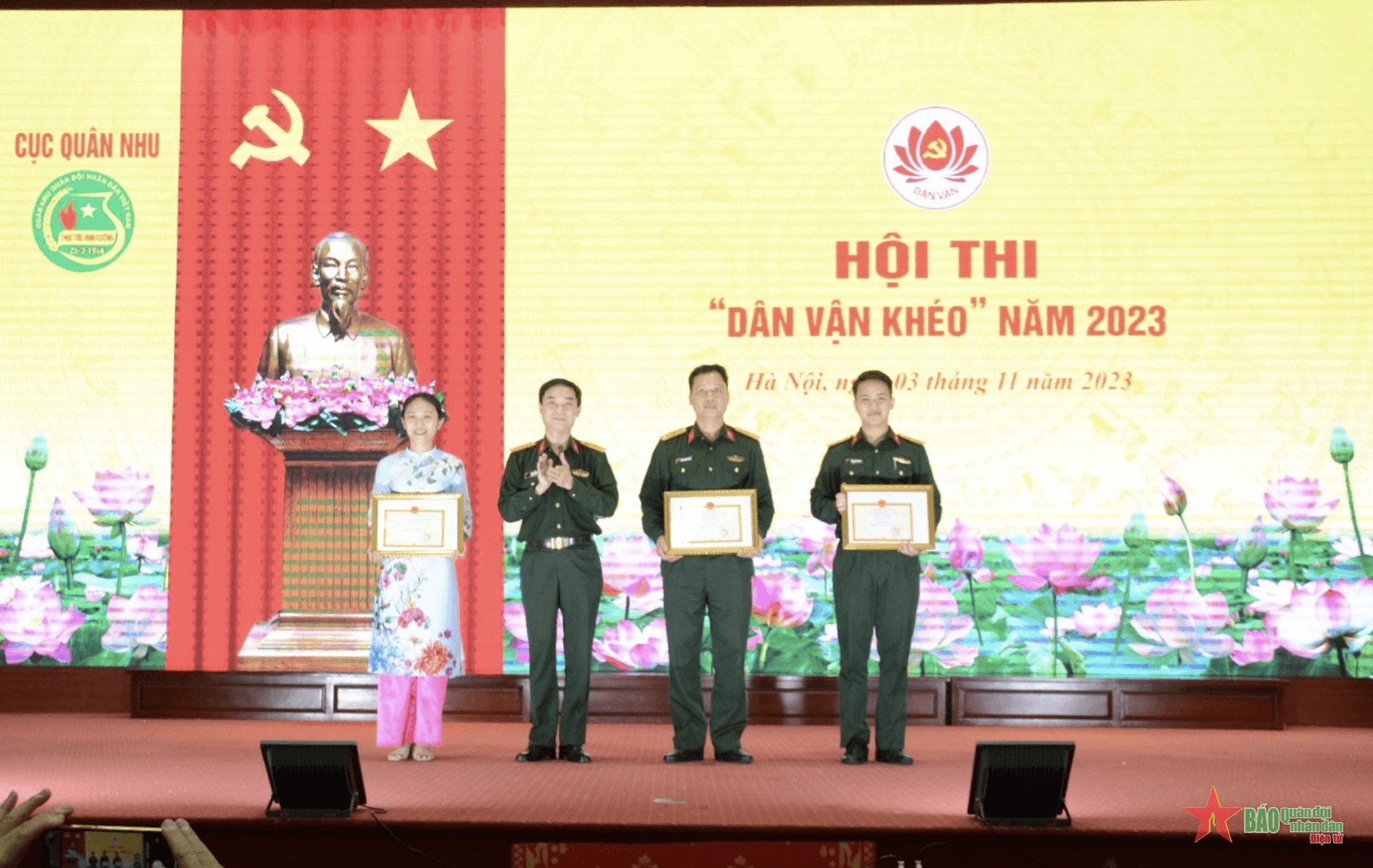 Cục Quân nhu: Đánh giá thực chất đội ngũ làm công tác dân vận thông qua hội thi