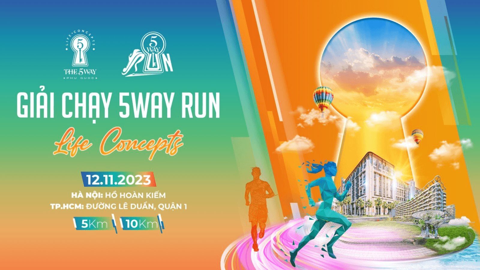 Vinhomes tổ chức giải chạy 5Way Run tại Hà Nội và TP Hồ Chí Minh