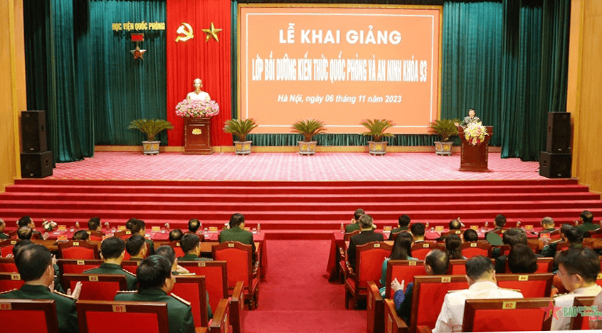 Học viện Quốc phòng: Khai giảng lớp bồi dưỡng kiến thức quốc phòng, an ninh khóa 93