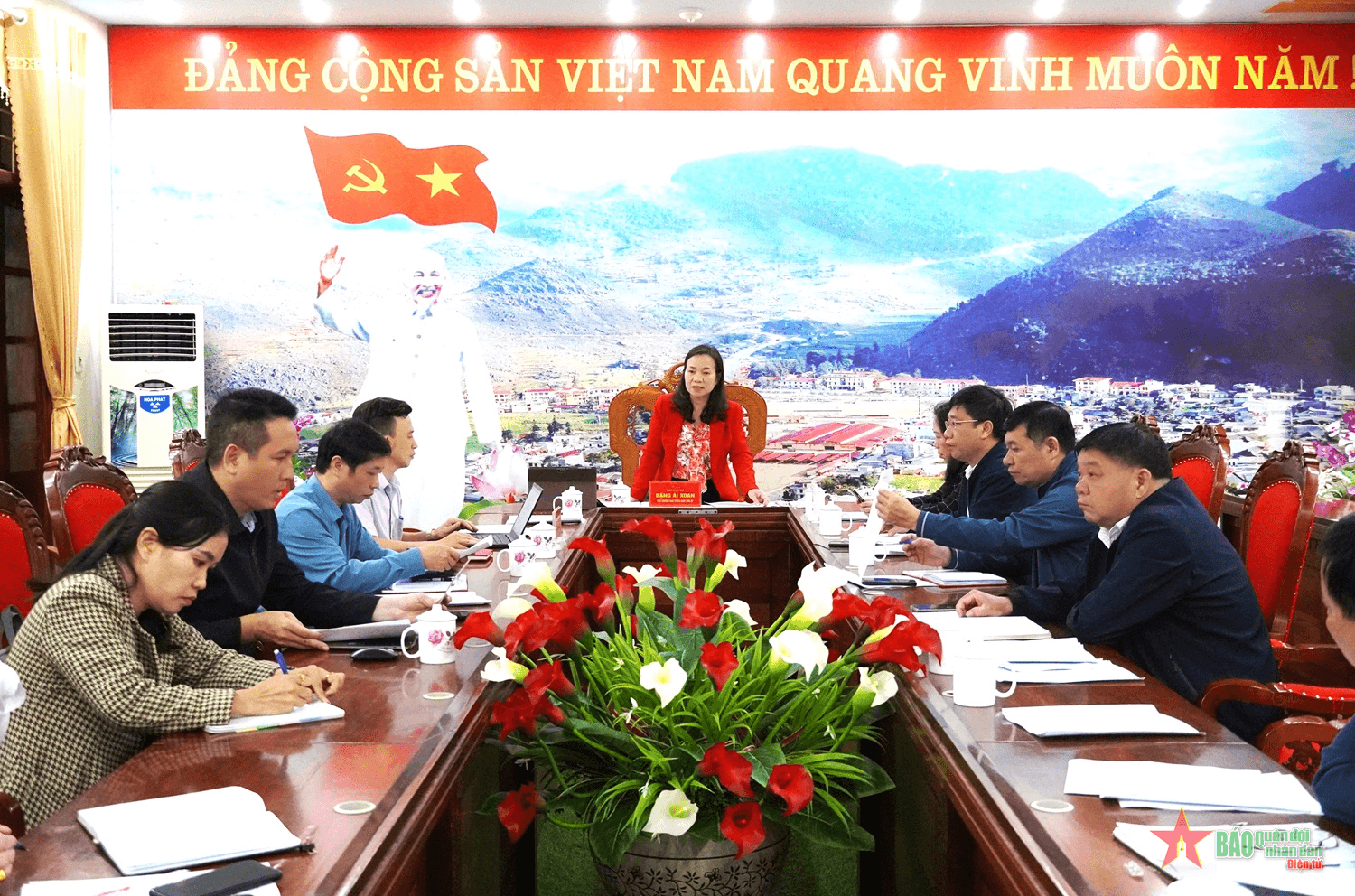 Ban Tuyên giáo Tỉnh ủy Hà Giang kiểm tra, giám sát công tác tuyên giáo tại huyện Mèo Vạc