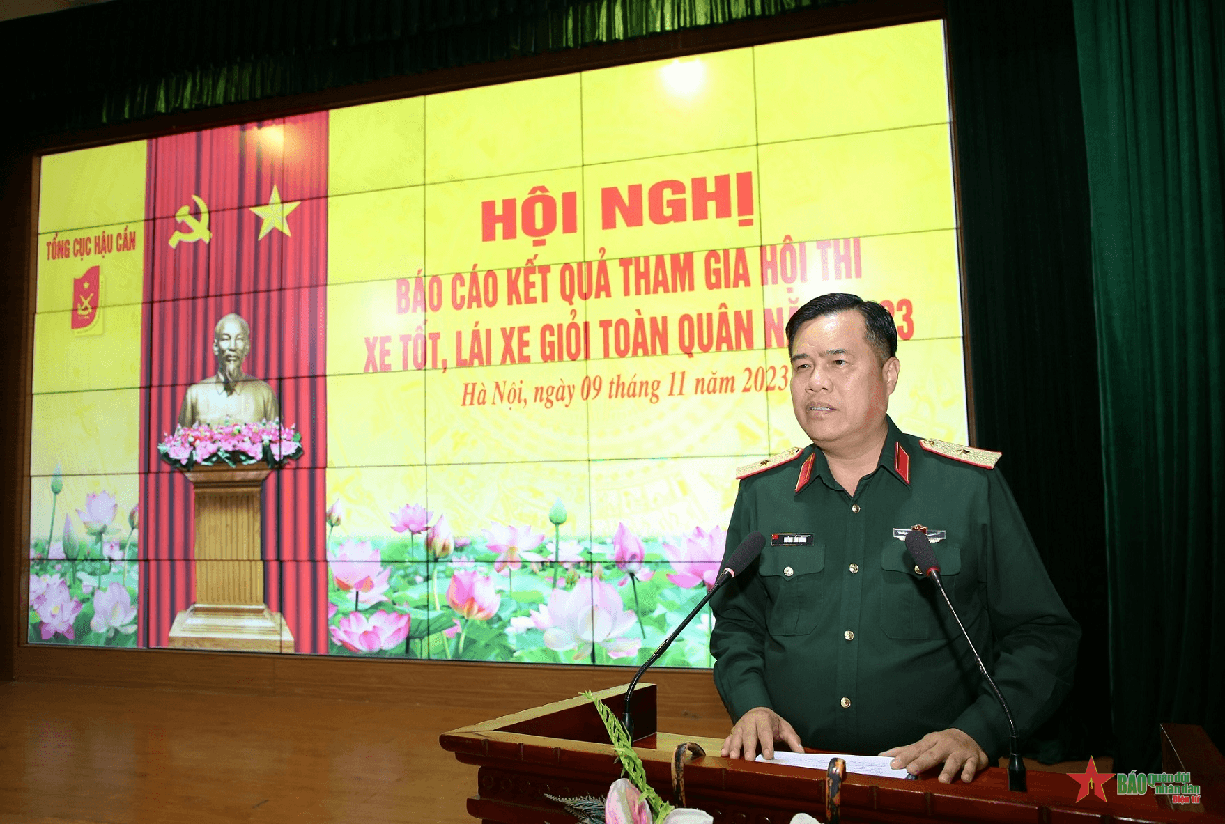 Tổng cục Hậu cần giành giải Nhất toàn đoàn Hội thi xe tốt, lái xe giỏi toàn quân năm 2023