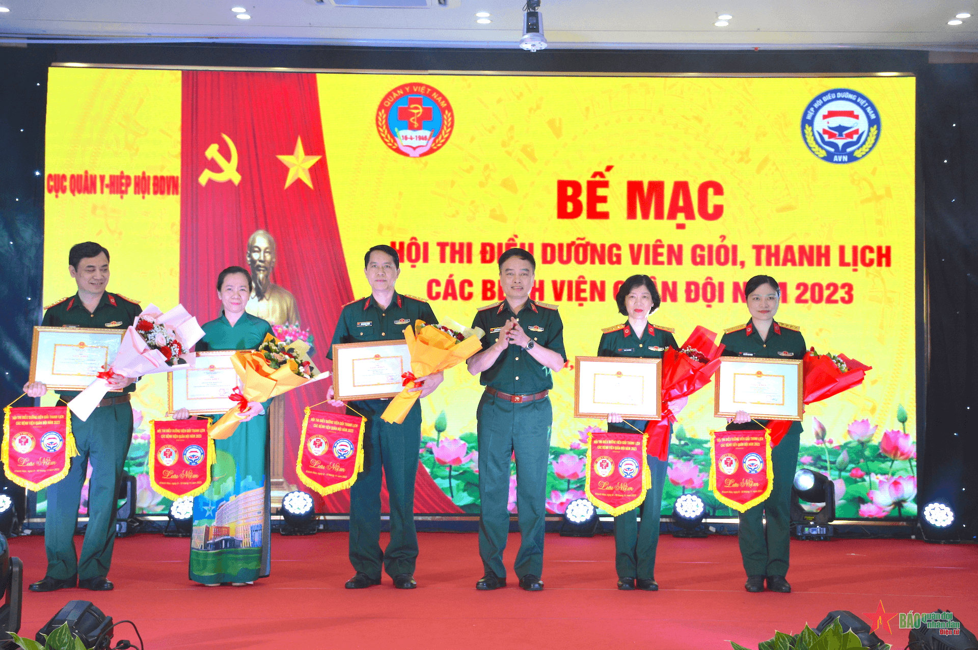 Bế mạc hội thi điều dưỡng viên giỏi các bệnh viện Quân đội năm 2023
