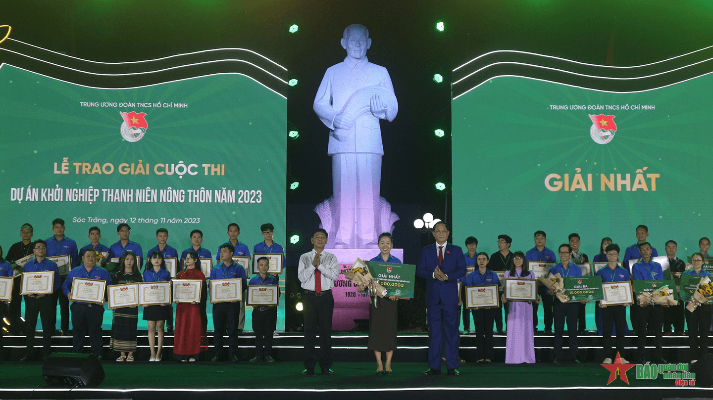 42 nhà nông trẻ xuất sắc nhận Giải thưởng Lương Định Của năm 2023