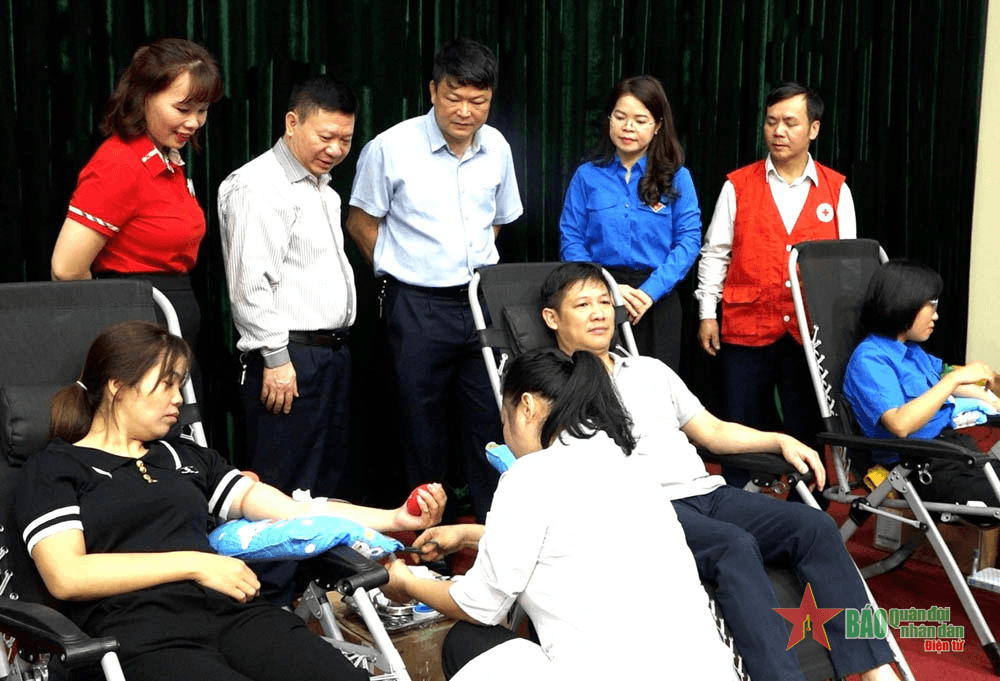 Huyện Bắc Quang (Hà Giang): Tổ chức Chương trình hiến máu tình nguyện “Giọt máu hồng của những người gieo hạt”