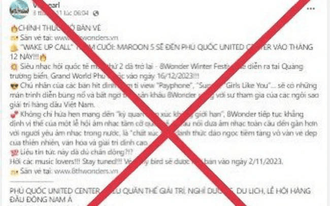 Cảnh giác với các trang web, fanpage mạo danh để lừa đảo chiếm đoạt tài sản