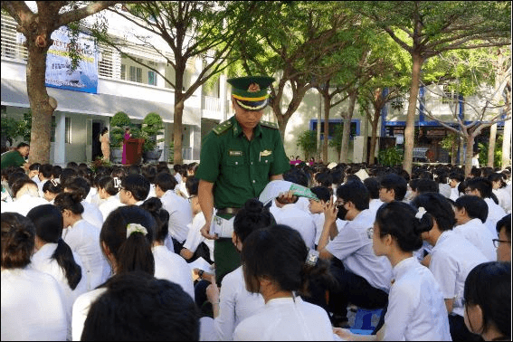 Bà Rịa-Vũng Tàu: Tuyên truyền Luật Biên phòng Việt Nam cho hơn 2.000 giáo viên và học sinh