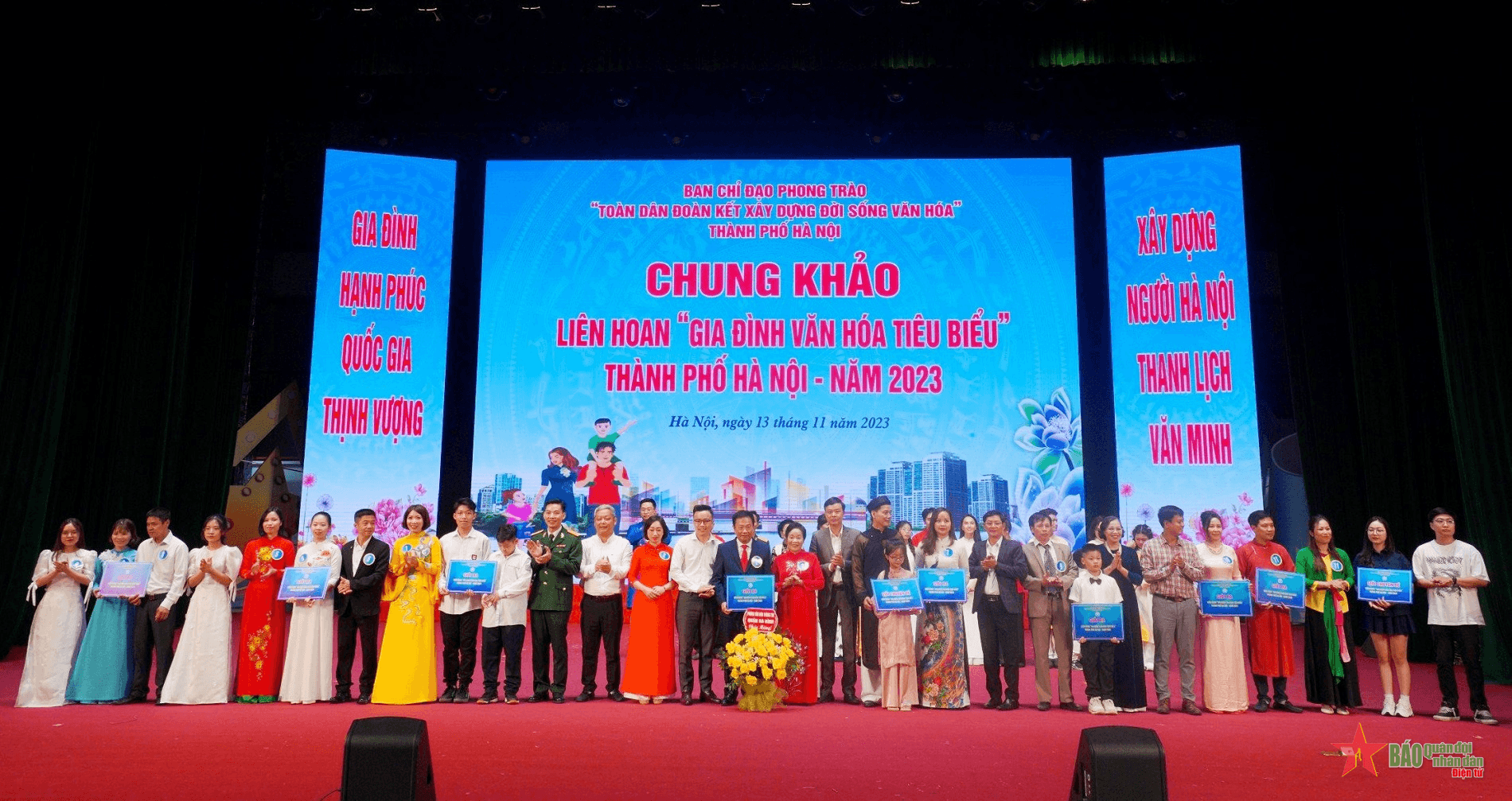 Chung khảo Liên hoan “Gia đình văn hóa tiêu biểu” Hà Nội năm 2023