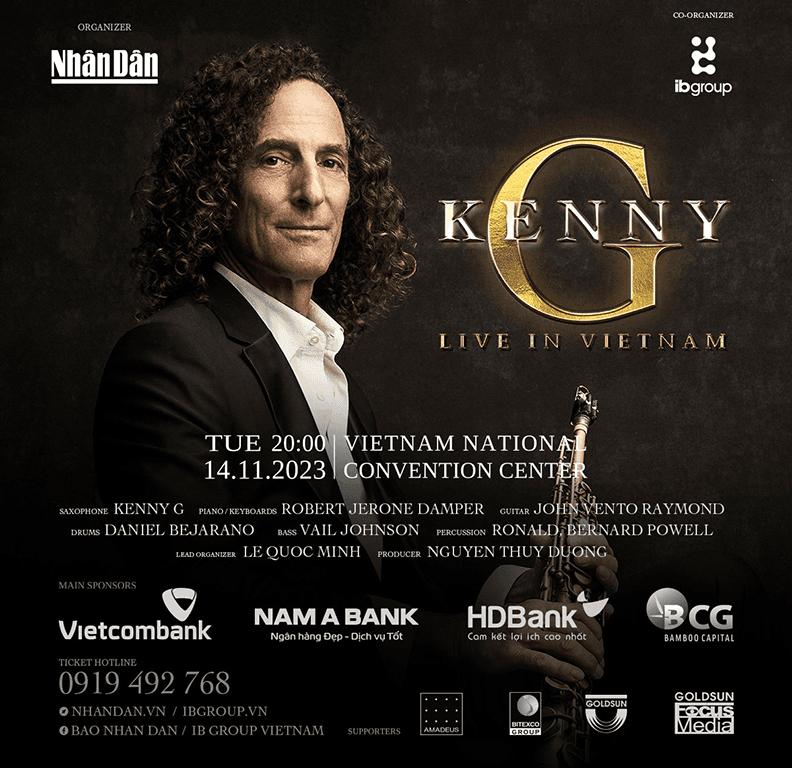 HDBank đồng hành mang "Kenny G Live in Vietnam"đến Việt Nam