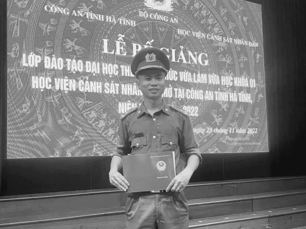 Hà Tĩnh: Thượng úy công an hy sinh khi làm nhiệm vụ