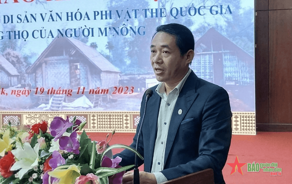 Tỉnh Đắk Lắk: Hội thảo “Bảo tồn và phát huy Di sản văn hóa phi vật thể quốc gia Lễ mừng thọ của người M’nông”