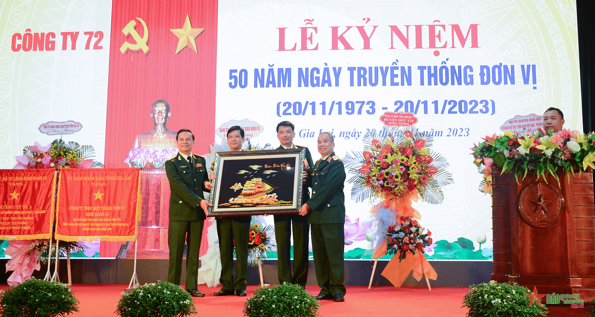 Công ty 72 (Binh đoàn 15) không ngừng lớn mạnh, trưởng thành