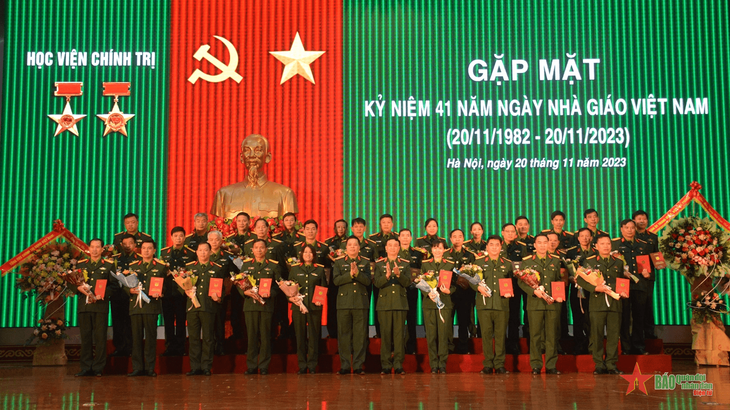 Học viện Chính trị tổ chức gặp mặt kỷ niệm Ngày Nhà giáo Việt Nam