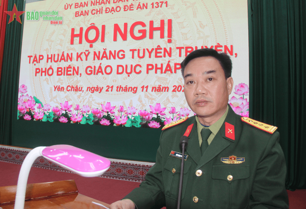 Sơn La: Tập huấn kỹ năng tuyên truyền, phổ biến, giáo dục pháp luật