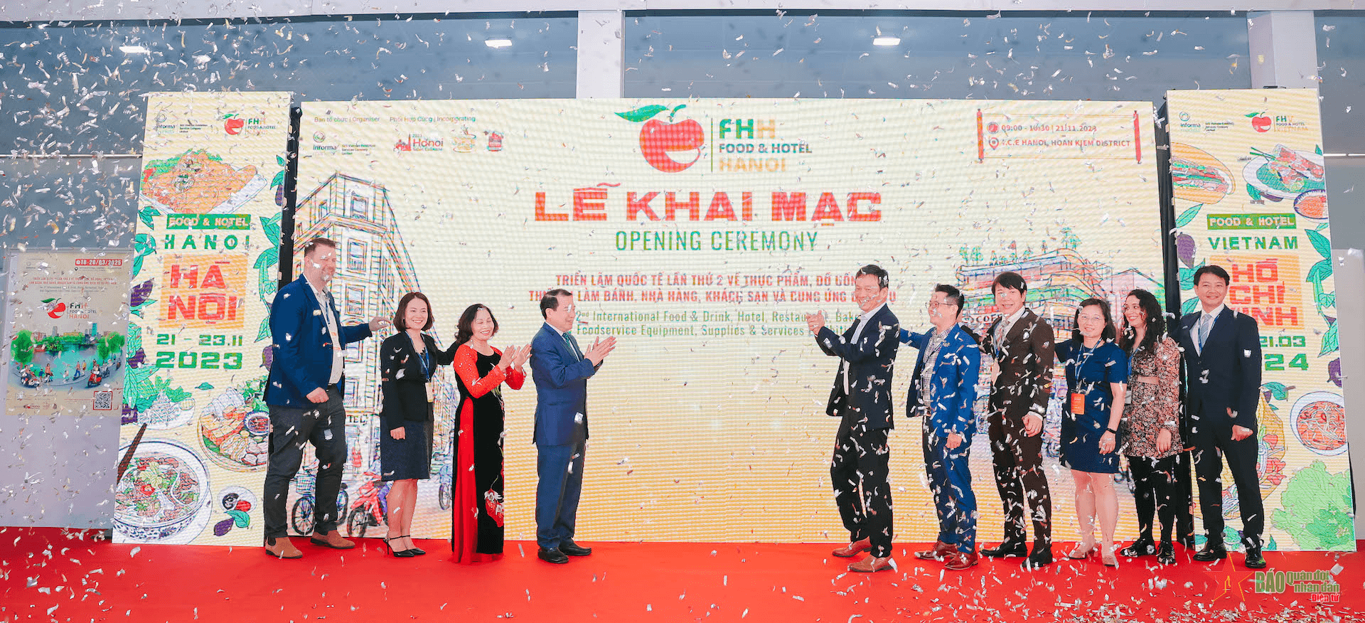Quy tụ 113 gian hàng tại triển lãm thực phẩm và đồ uống ở Hà Nội​