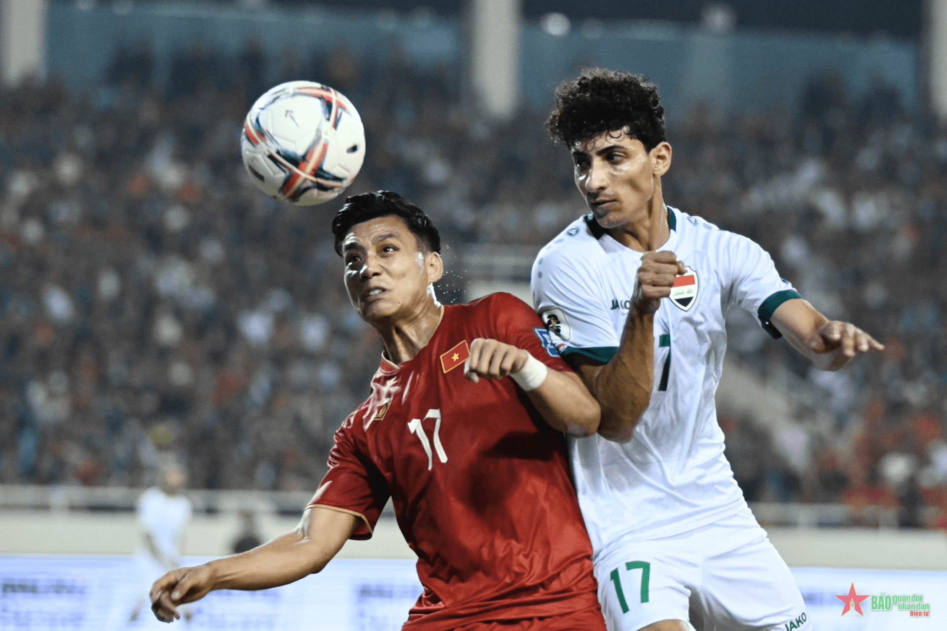 Video bàn thắng trận Việt Nam và Iraq (vòng loại World Cup 2026)
