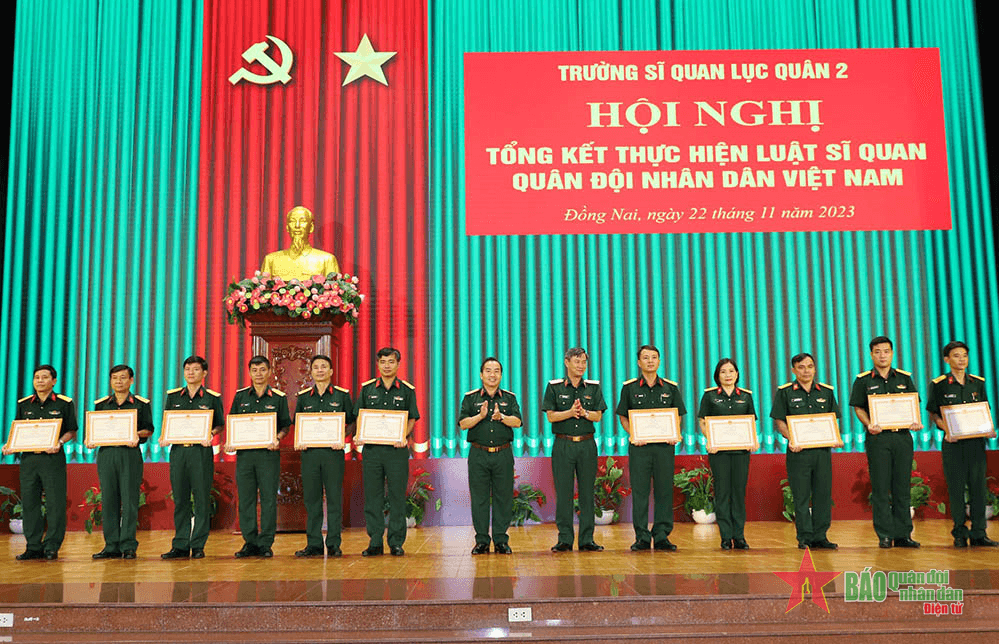 Trường Sĩ quan Lục quân 2 tổng kết thực hiện Luật Sĩ quan