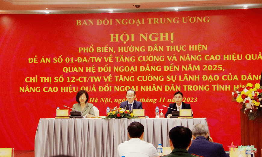Nâng cao hiệu quả quan hệ đối ngoại Đảng, đối ngoại nhân dân