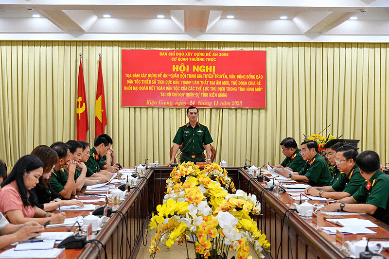 Cục Dân vận (Tổng cục Chính trị Quân đội nhân dân Việt Nam): Khảo sát xây dựng đề án 3955 tại tỉnh Kiên Giang