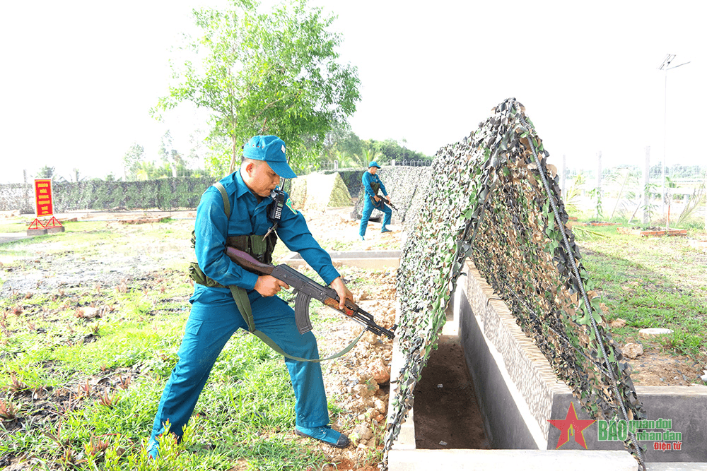Chính quy, mẫu mực ở chốt dân quân biên giới