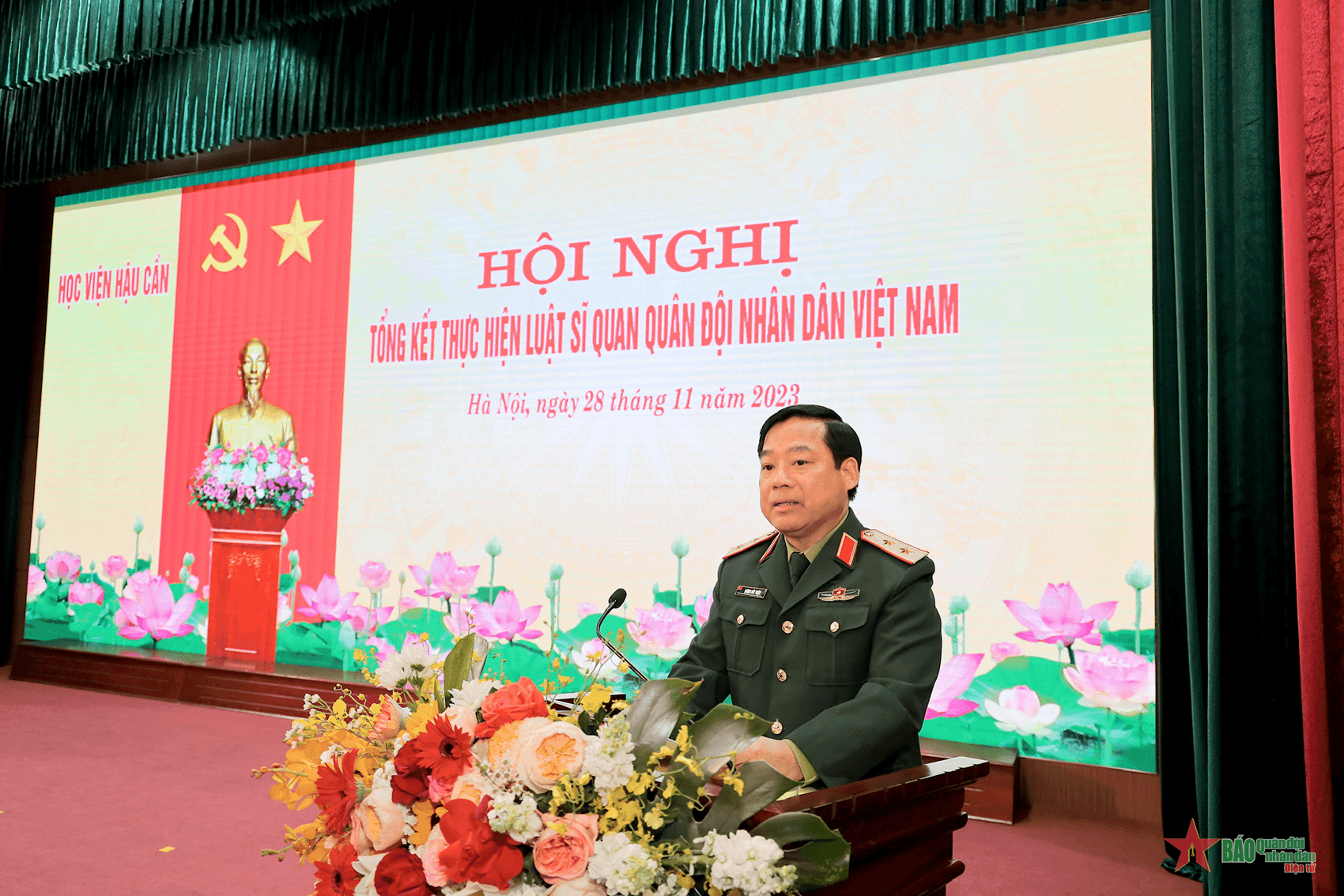 Học viện Hậu cần triển khai, thực hiện Luật Sĩ quan đồng bộ, chặt chẽ, hiệu quả
