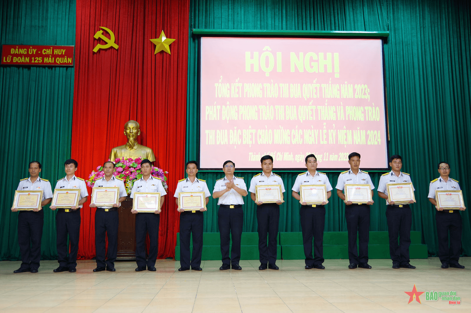 Lữ đoàn 125 Hải quân hoàn thành xuất sắc nhiệm vụ quân sự, quốc phòng