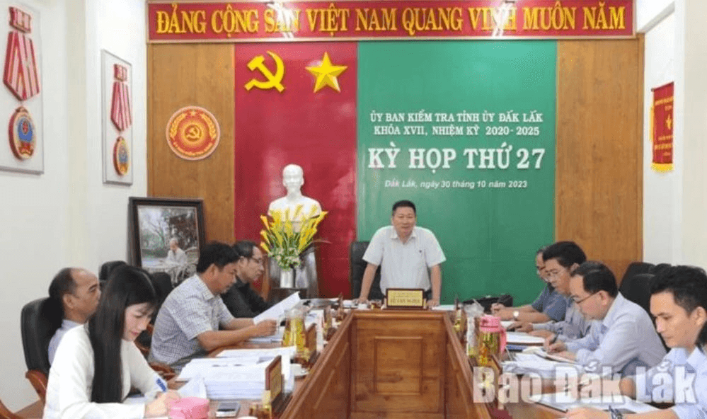 Đắk Lắk: Xem xét, thi hành kỷ luật đối với cán bộ, đảng viên sai phạm