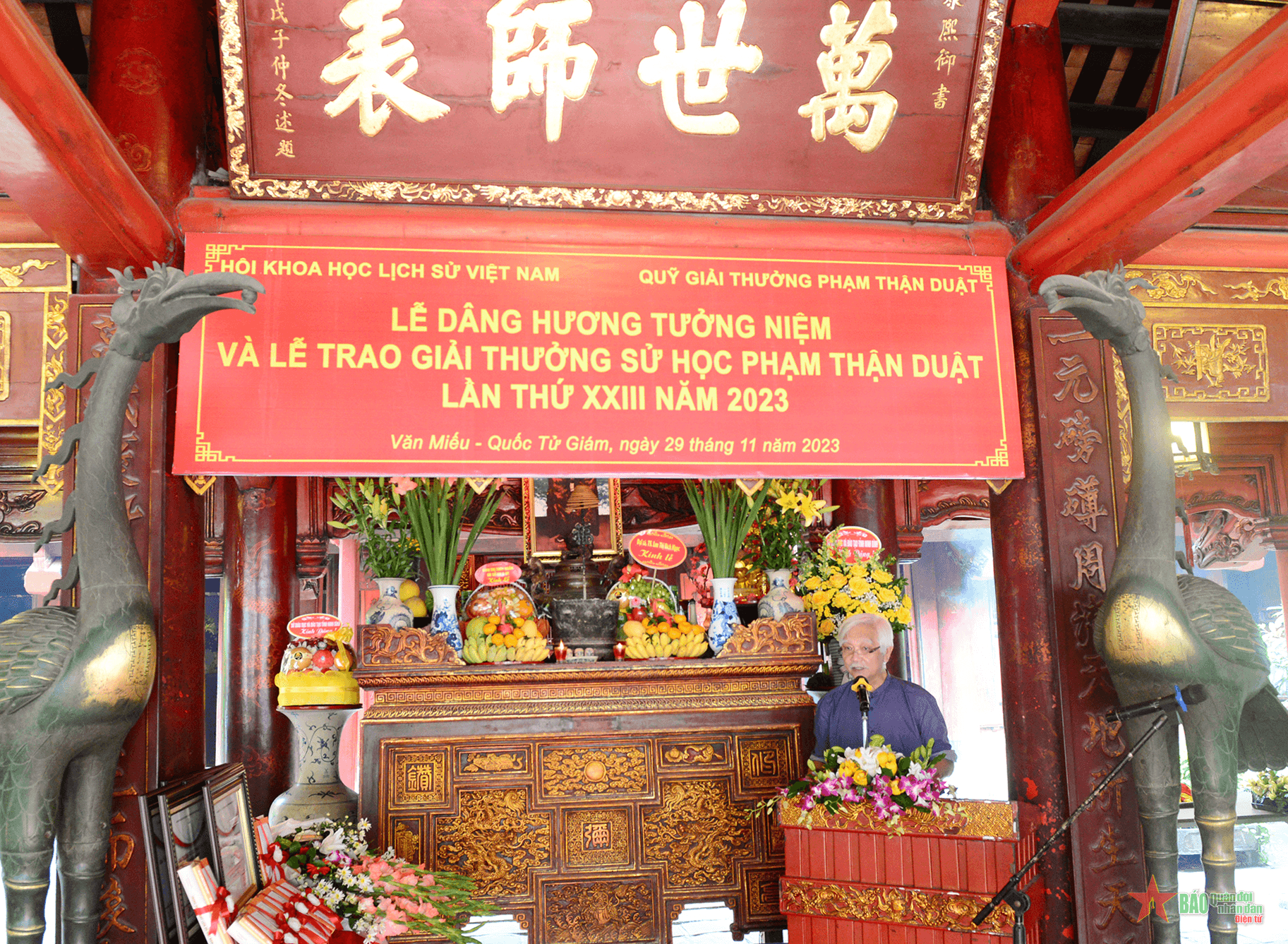 Trao Giải thưởng Sử học Phạm Thận Duật lần thứ XXIII