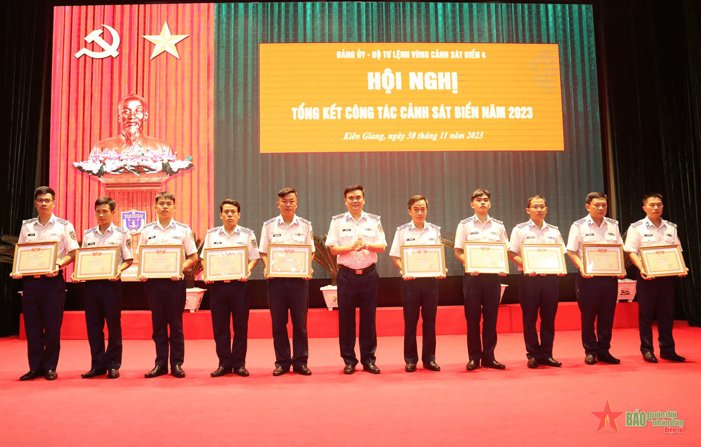 Vùng Cảnh sát biển 4 hoàn thành tốt nhiệm vụ năm 2023