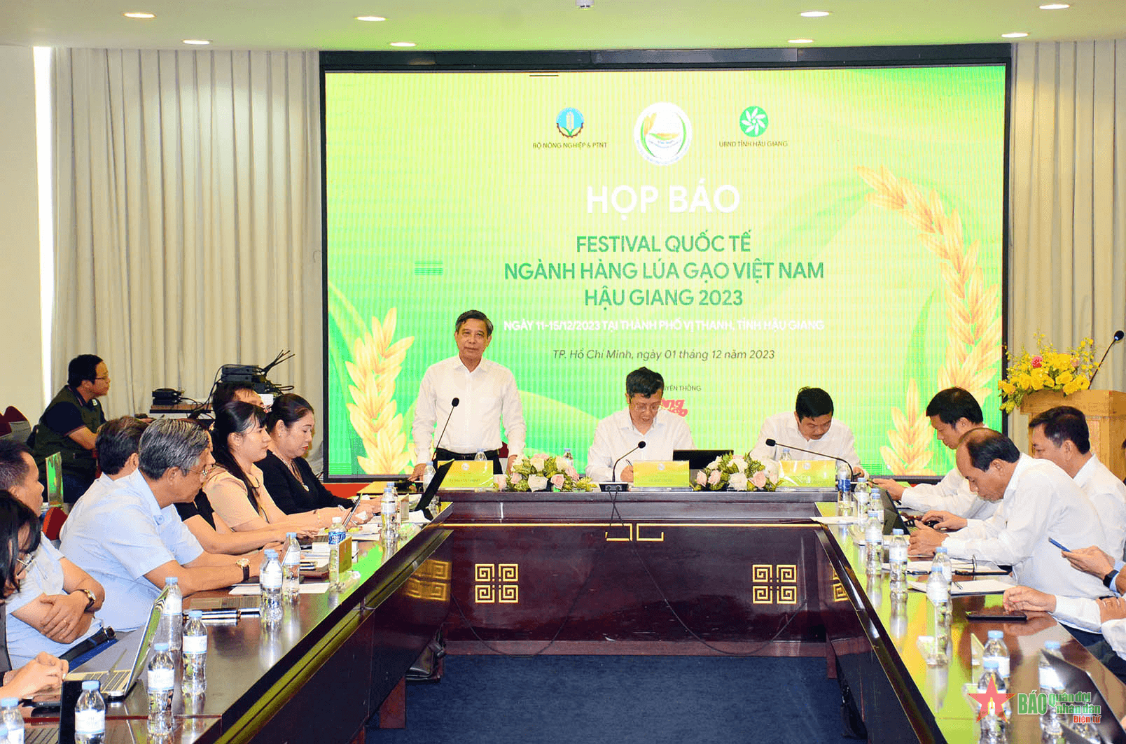 Festival quốc tế ngành hàng lúa gạo Việt Nam - Hậu Giang 2023 diễn ra từ ngày 11 đến 14-12