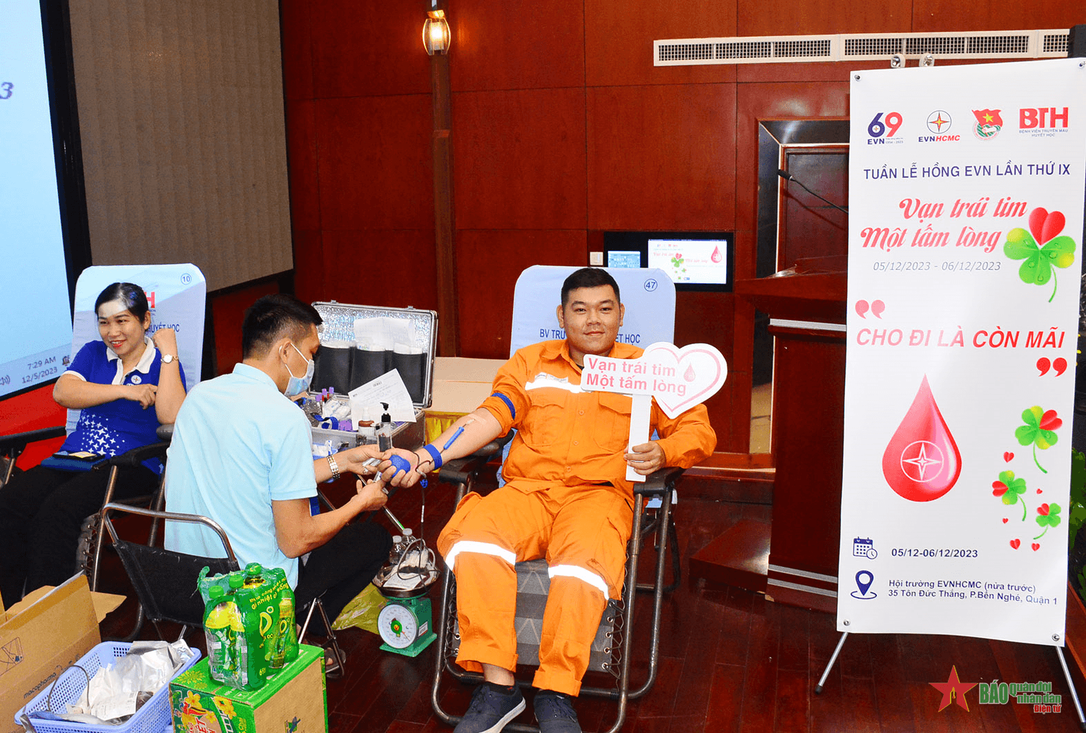 Tuần lễ hồng EVN lần thứ IX diễn ra ý nghĩa tại TP Hồ Chí Minh