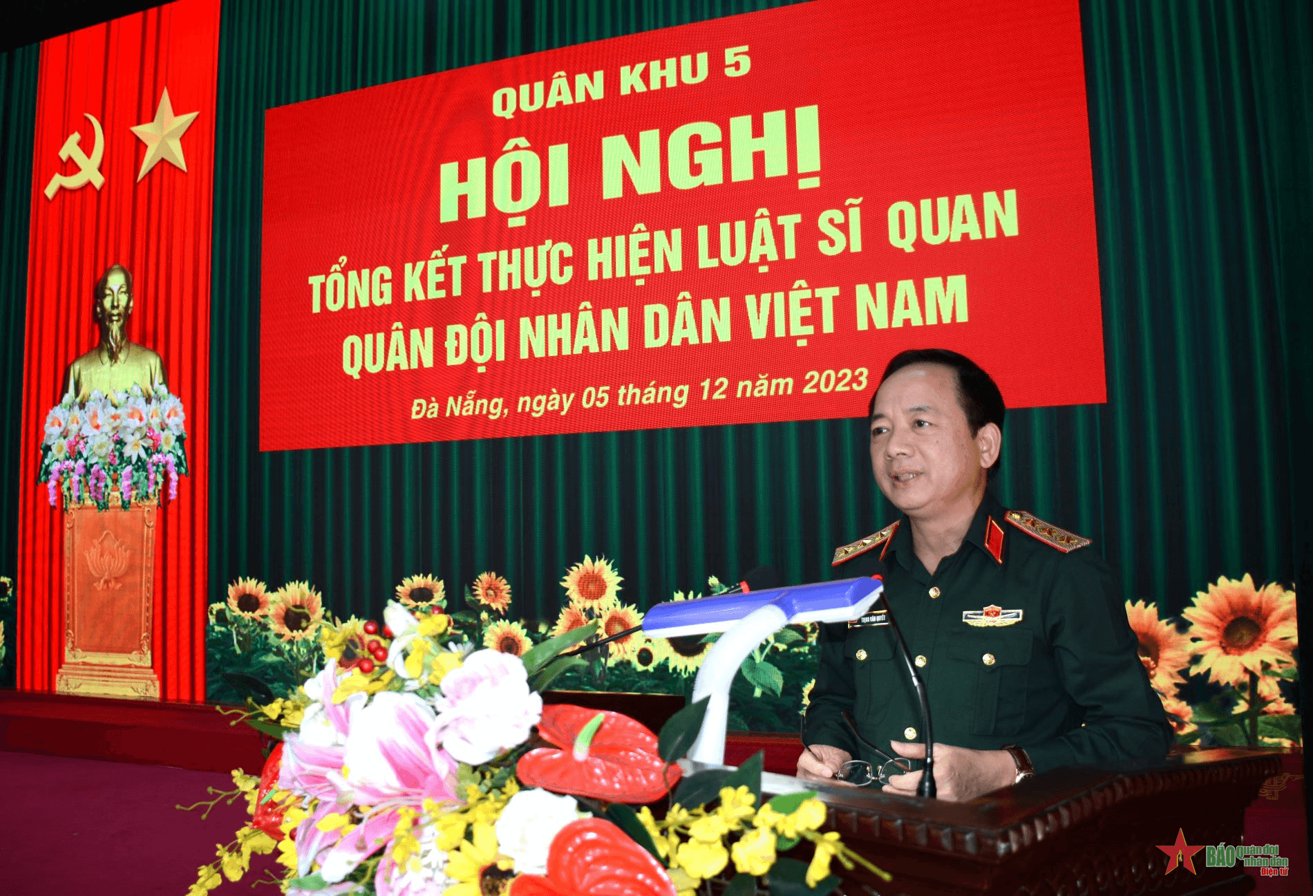 Quân khu 5: Đề nghị điều chỉnh trần quân hàm cao nhất đối với một số chức danh