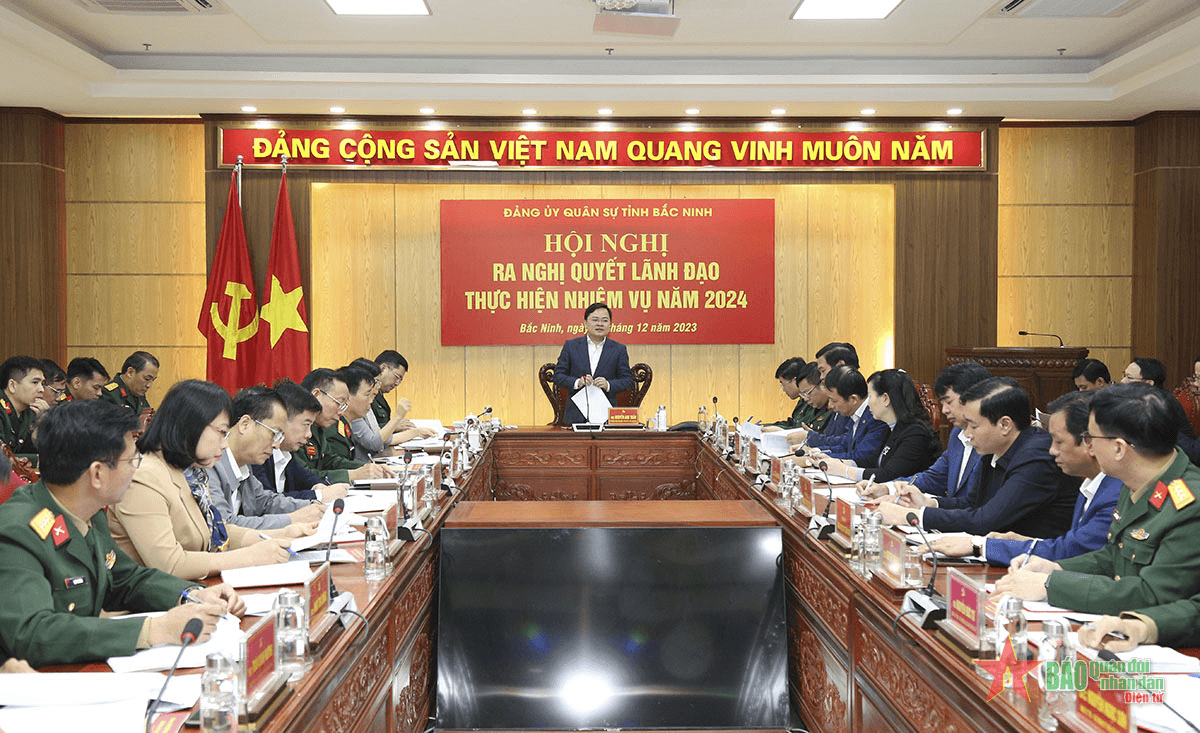 Đảng ủy quân sự tỉnh Bắc Ninh: Ra Nghị quyết lãnh đạo thực hiện nhiệm vụ năm 2024
