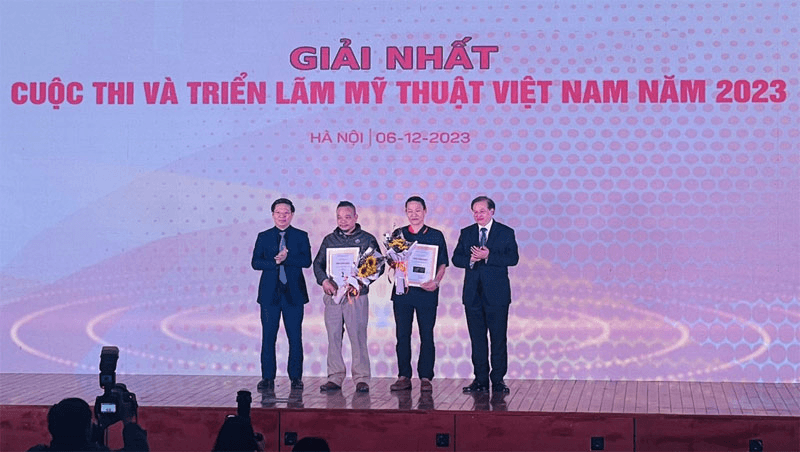 27 tác phẩm đoạt giải Cuộc thi và Triển lãm Mỹ thuật Việt Nam năm 2023