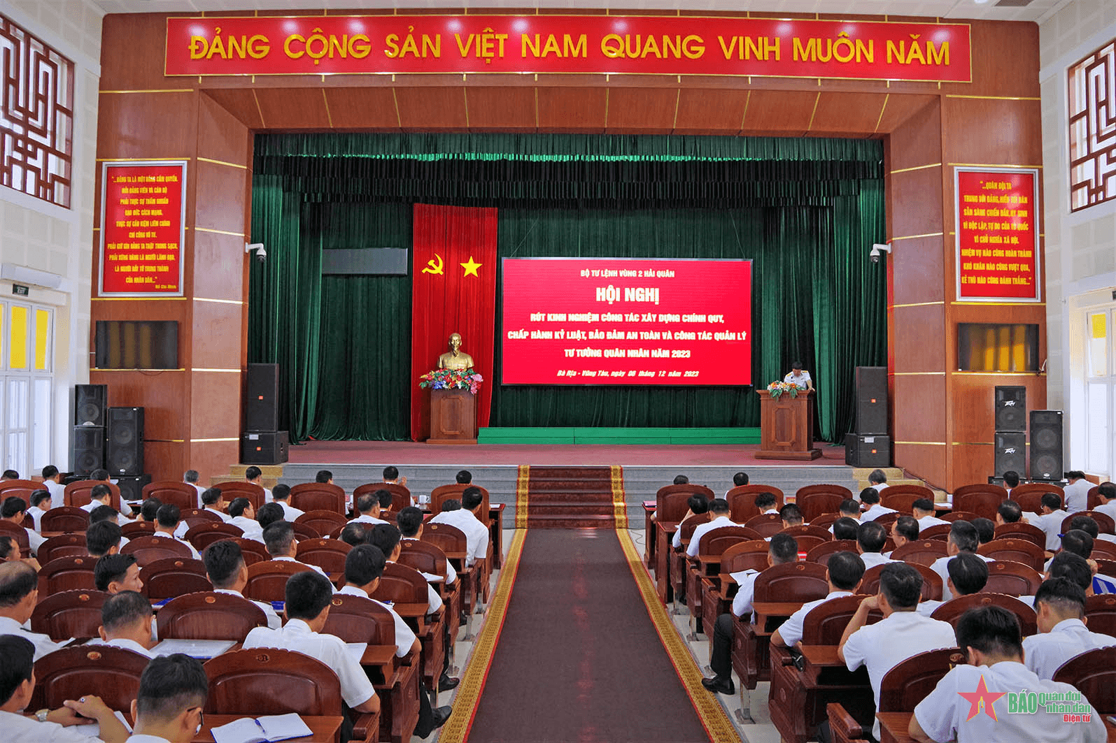 Vùng 2 Hải quân tiếp tục thực hiện tốt công tác xây dựng chính quy và quản lý tư tưởng quân nhân