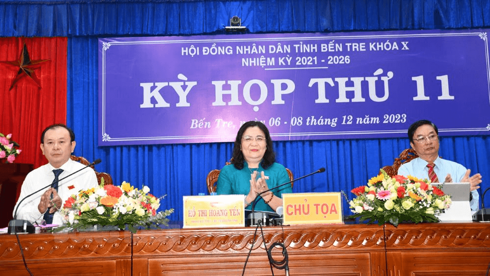 Bến Tre: Công bố kết quả lấy phiếu tín nhiệm đối với 27 người giữ chức vụ do Hội đồng nhân dân bầu