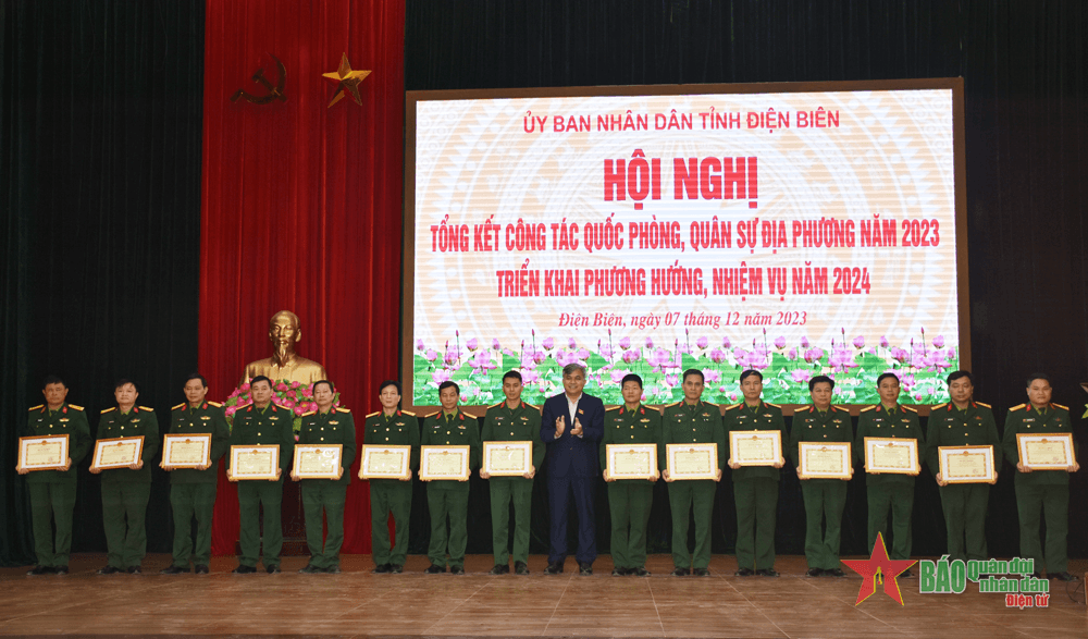 UBND tỉnh Điện Biên: Tổng kết công tác quốc phòng, quân sự địa phương năm 2023
