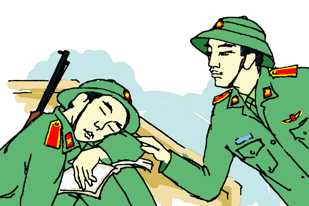 Câu chuyện kỷ luật: Ca gác trong “trang sách”