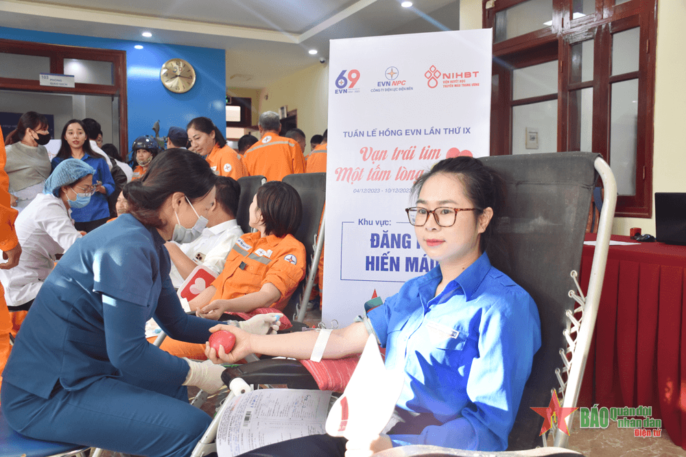 Công ty Điện lực Điện Biên hưởng ứng “Tuần lễ hồng EVN lần thứ IX”