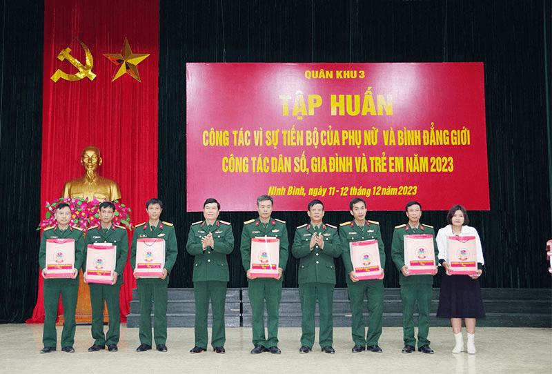Quân khu 3 tổ chức tập huấn vì sự tiến bộ phụ nữ và bình đẳng giới
