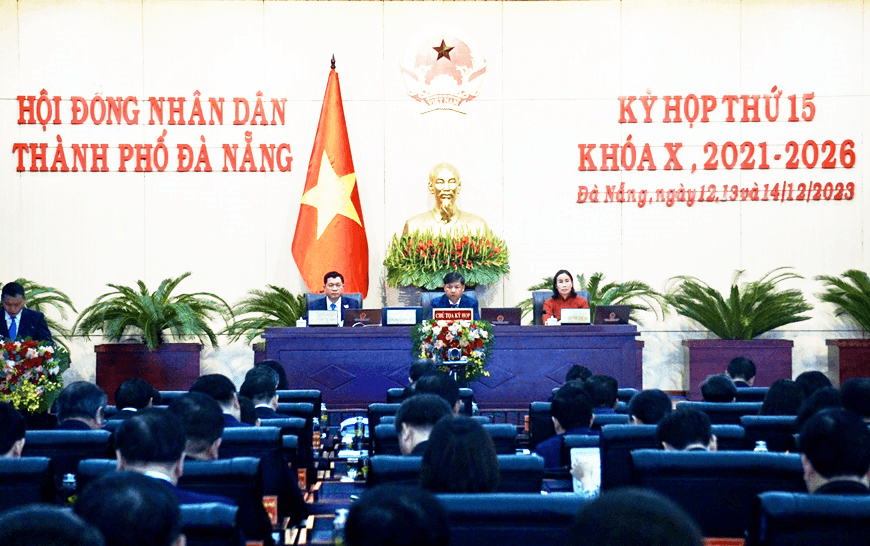 Khai mạc Kỳ họp thứ 15 Hội đồng nhân dân TP Đà Nẵng nhiệm kỳ 2021-2026
