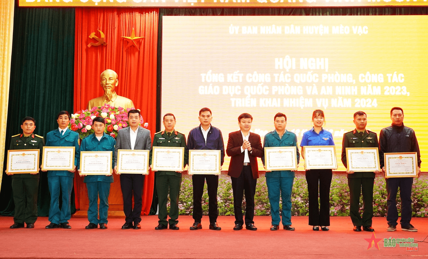 Tổng kết công tác quốc phòng và giáo dục quốc phòng, an ninh năm 2023