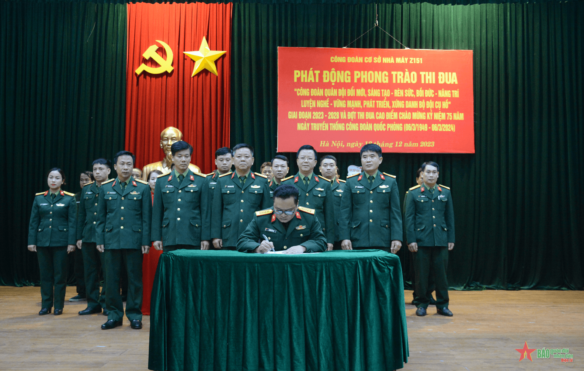 Nhà máy Z151 phát động phong trào thi đua Công đoàn Quân đội giai đoạn 2023-2028